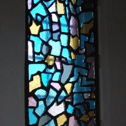 Mosaik i Thorsmindes kirkes sydside